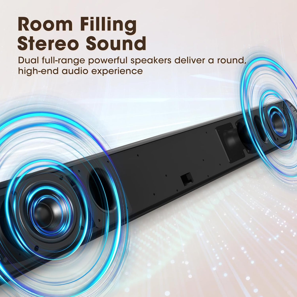 Bestisan 2.1 Soundbar, 28" (55" TV and Under)
