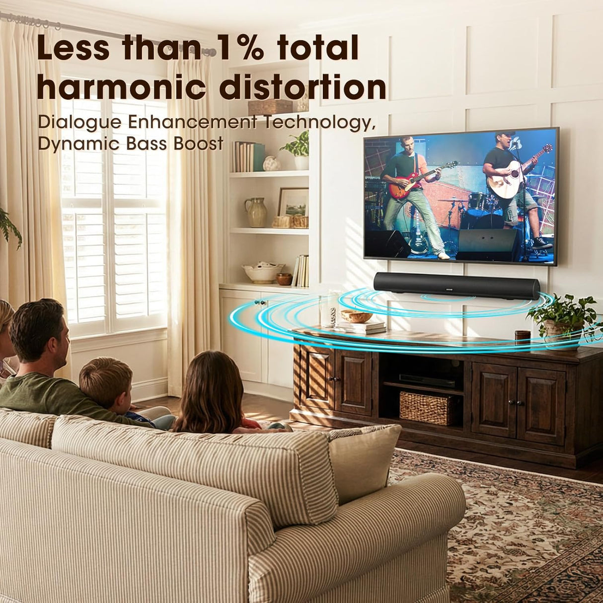 Bestisan 2.1 Soundbar, 28" (55" TV and Under)